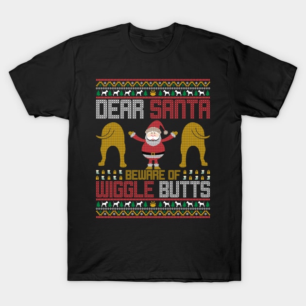 Ugly Christmas sweater design T-Shirt by stooldee_anthony@yahoo.com